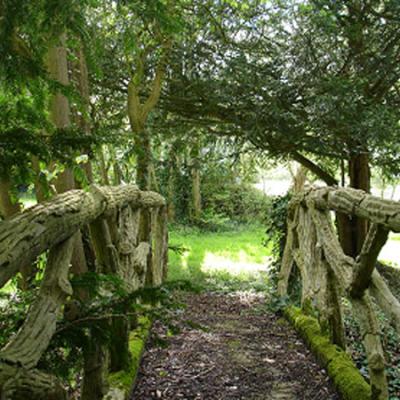 Pont en faux bois